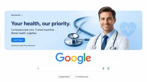 Google Begins Testing Healthcare Ads in AI Mode